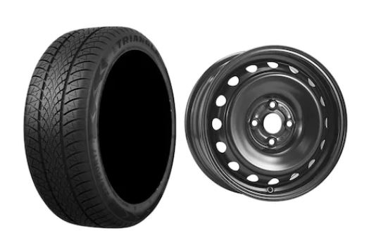 Roata completa Toyota Yaris janta otel ALCAR 7615 5x15 + anvelopa Iarna Triangle TW401 175/65R15 84T + Senzor presiune ALCAR Roti complete Toyota
